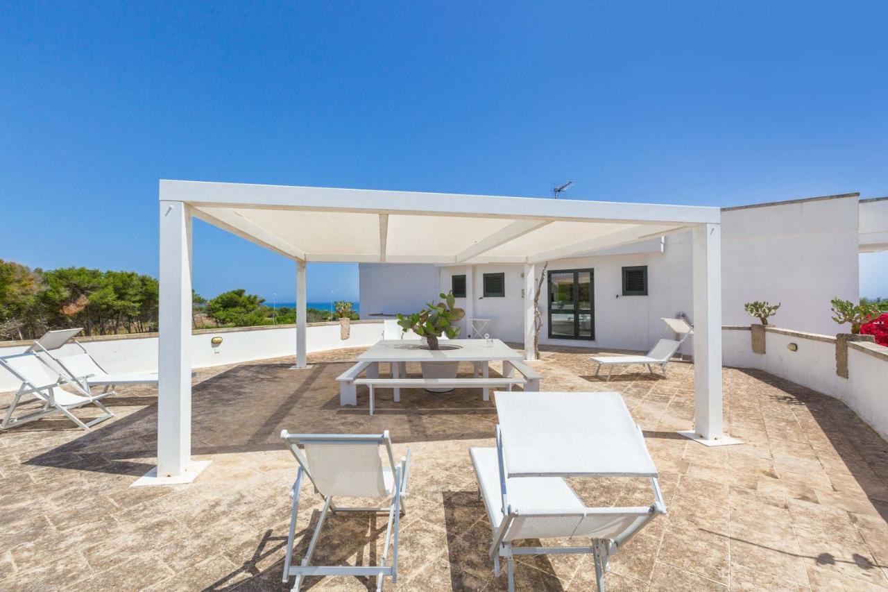 סן פוקה Residence Punta Cassano - In Piscina Sulla Spiaggia Di Sabbia מראה חיצוני תמונה